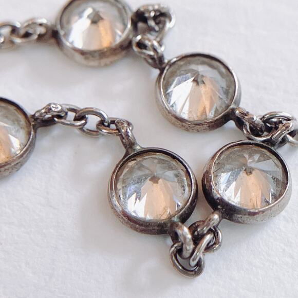 Silpada Retired 925 Sterling Silver CZ Raindrop N1962 Necklace, Chain 22" Dainty - Picture 3 of 11